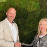Fred Streefland (CEO Secior) und Christina Höfer (VP Global Industrial Enterprises Forescout ) (v.l.)