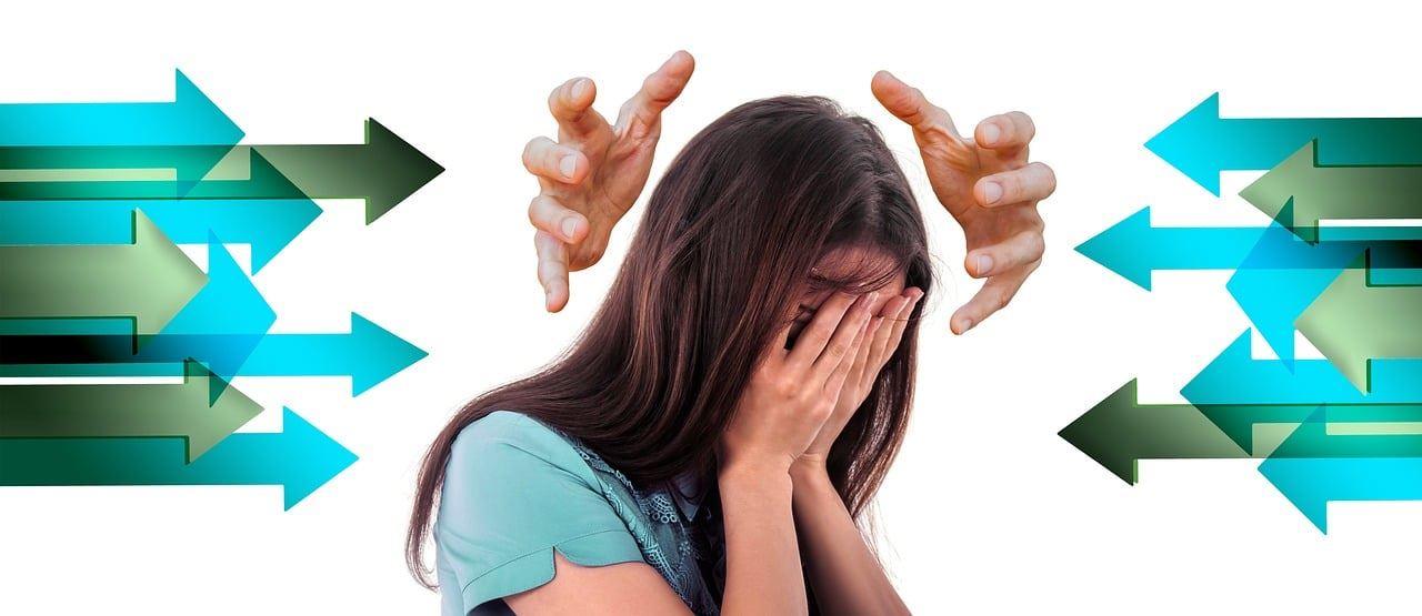 Stress überfordert Mobbing
