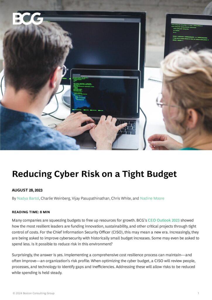 How CISOs Are Reducing Cyber Risk on a Tight Budget