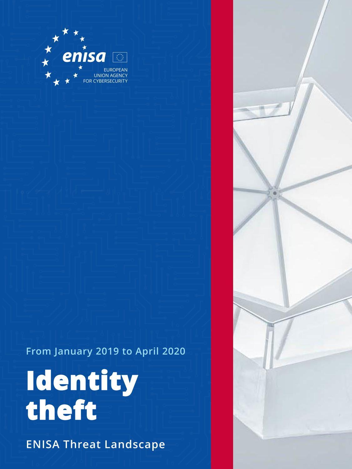Identity Theft – ENISA Threat Landscape