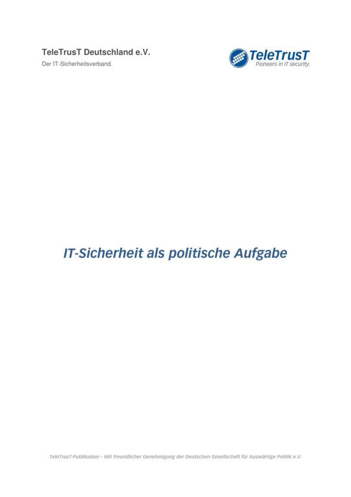 IT-Sicherheitspolitik 2010