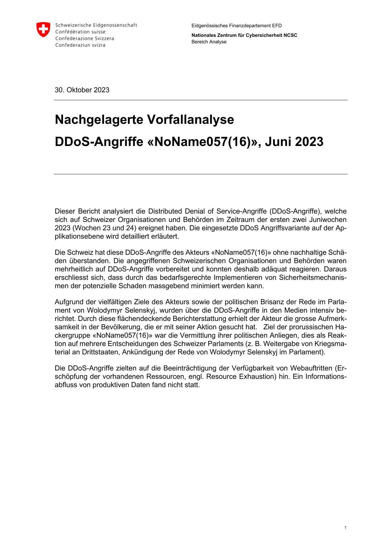 Bericht_Analyse_DDos_NCSC
