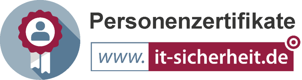 Personenzertifikate-Logo Marktplatz IT-Sicherheit