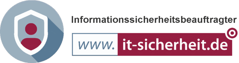 Logo mit Text Informationssicherheitsbeauftragter