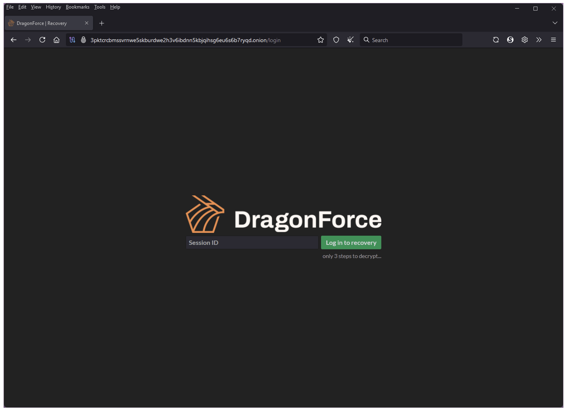 DragonForce bietet seinen Mietern sogar ein Recovery für deren Operationen (Bild: @Check Point Software)