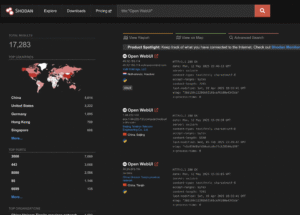 KI-Tool führt KI-generierte Payloads aus: Shodan-Abfrage von 17.000 Vorfällen offengelegter Open WebUI Instanzen (Bild: @Sysdig)