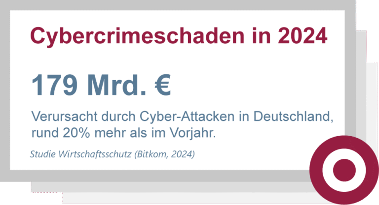 Cybercrimeschaden 2024 Illustration