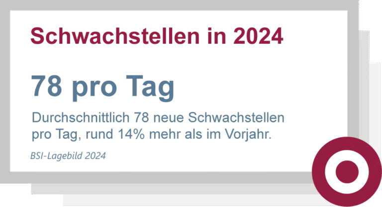Schwachstellen in 2024 Illustration