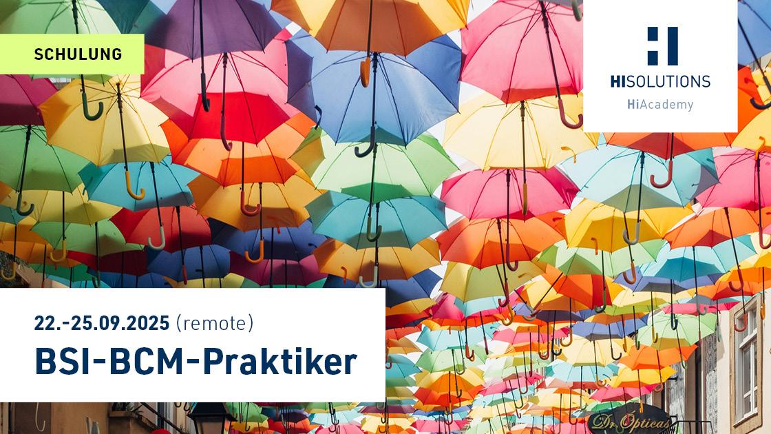 HiAcademy-Schulung: BSI-BCM-Praktiker
