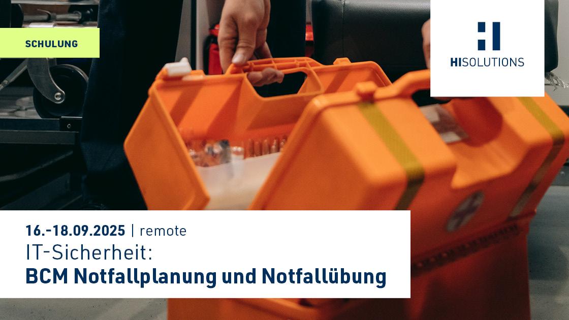 HiAcademy-Schulung: IT-Sicherheit - BCM Notfallplanung und Notfallübungen