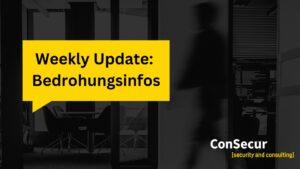 Consecur Weekly Update