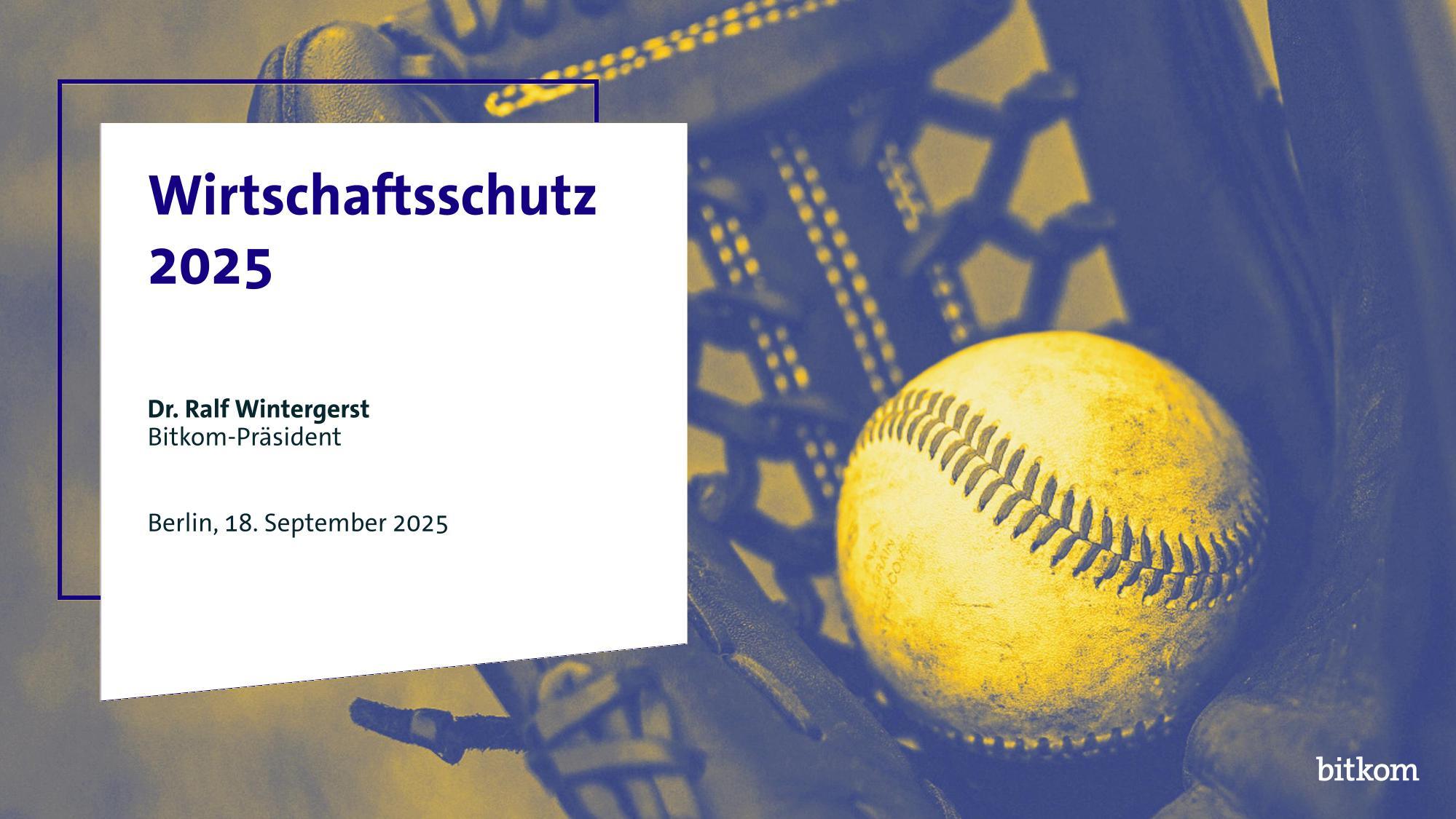 Studie Wirtschaftsschutz-Cybercrime 2025 - Bitkom