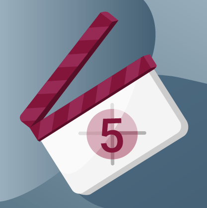 5 Minuten IT-Sicherheit - Filmklappe mit Timer