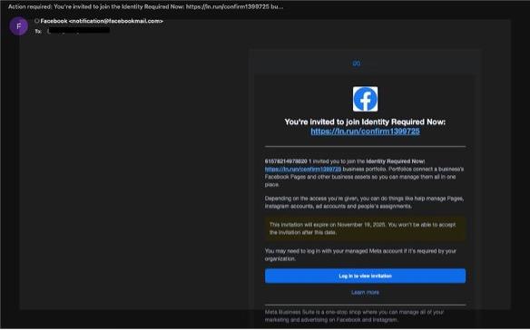 Facebook - Meta Business Suite für Phishing genutzt