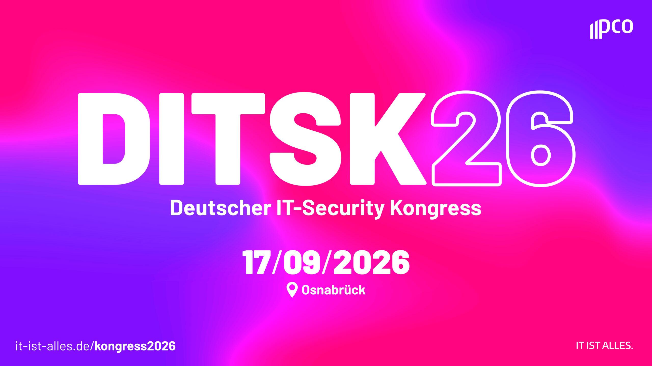 7. Deutscher IT-Security Kongress 2026