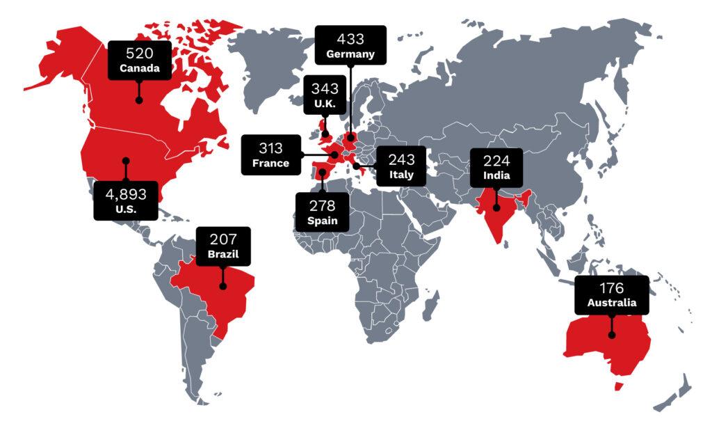 Ransomware-Rekord: Deutschland weltweit in den Top 3