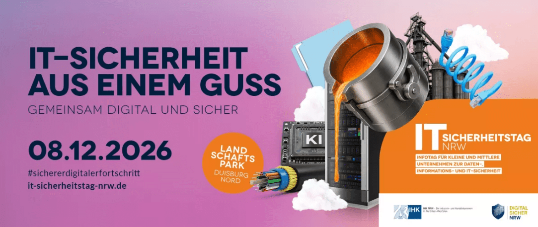 IT-Sicherheitstag NRW 2026 im Landschaftspark Nord in Duisburg