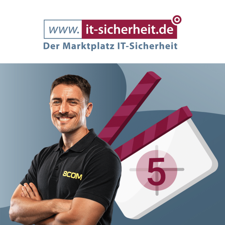 Julian Amann, Solution Engineer 8com - 5 Minuten IT-Sicherheit