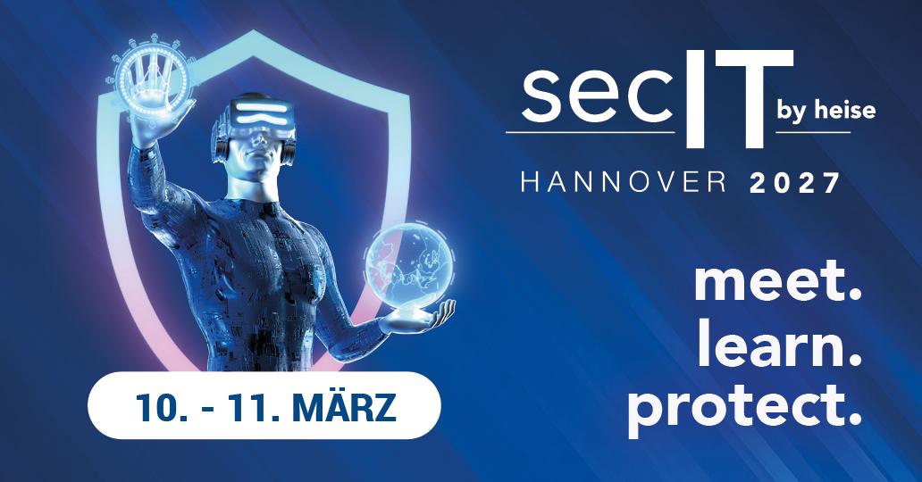 secIT by heise 2027 - Die Kongressmesse für Security-Profis!